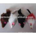 Long Furry Rattle Mice Catnip Cat Toy